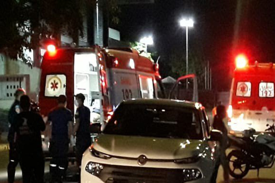 Colisão entre carros no centro de Porto Velho deixa uma vítima ferida