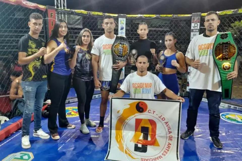 Atletas de Espigão do Oeste se destacam em emocionante torneio de artes marciais