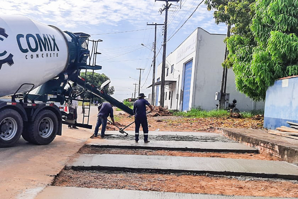 Semosp constrói estacionamento na Unidade Básica de Saúde Nova Brasília