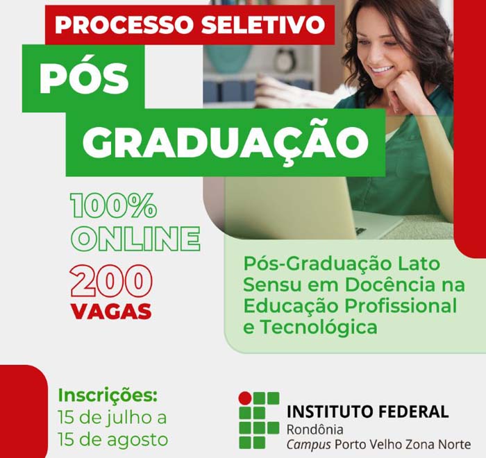 Zona Norte oferta 200 vagas na Pós-Graduação Lato Sensu em Docência na Educação Profissional e Tecnológica