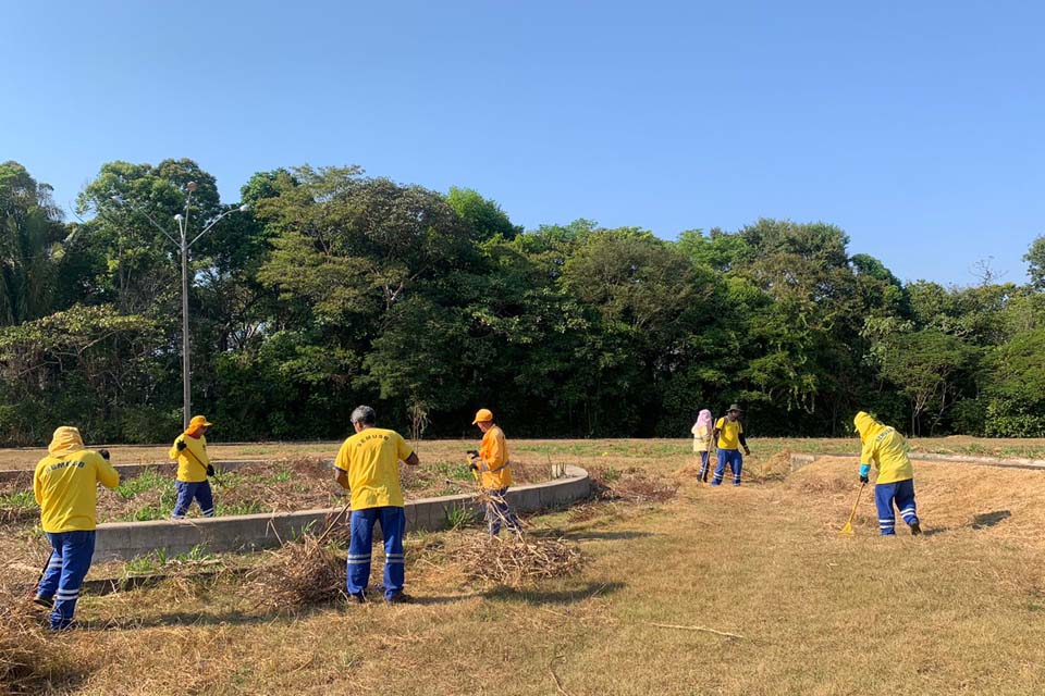 Limpeza da cidade é ação permanente da Prefeitura de Porto Velho