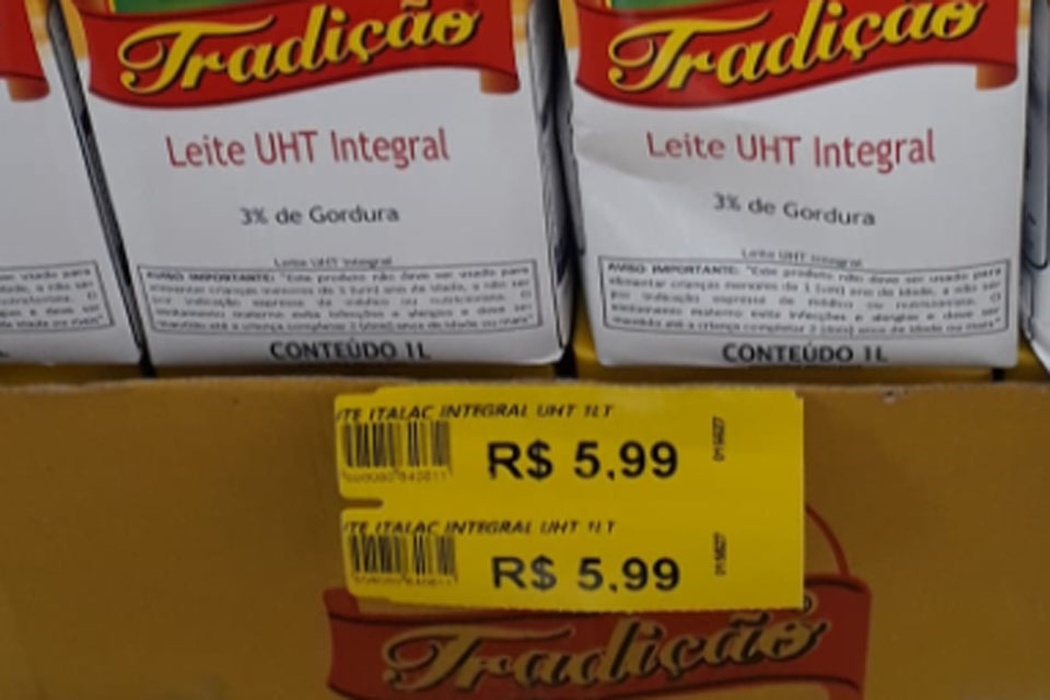 Preço do leite produzido em Rondônia não reduz depois de decreto de isenção tributária