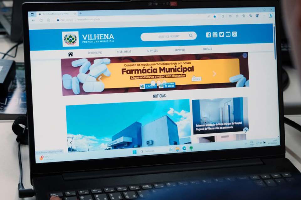 Prefeitura de Vilhena oferece serviços de saúde online de forma simplificada