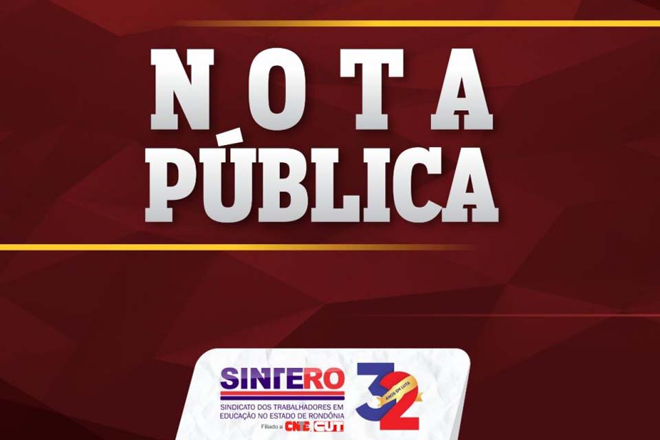 SINTERO parabeniza a atuação dos parlamentares que se manifestaram em favor dos trabalhadores