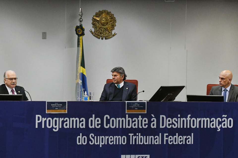 STF anuncia parceria com TSE em programa de combate à desinformação