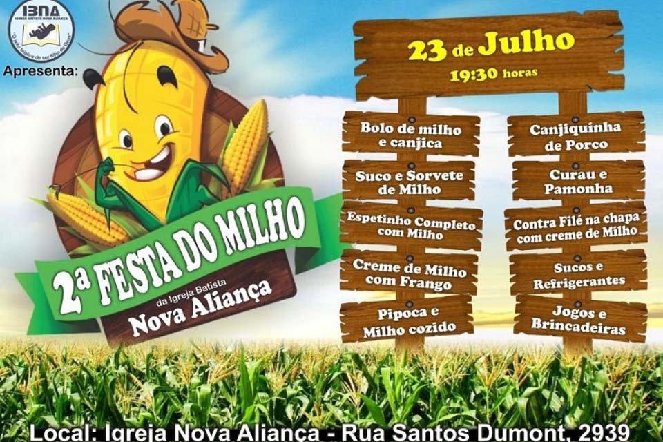 2ª Edição da Tradicional Festa do Milho acontece neste final de semana no município