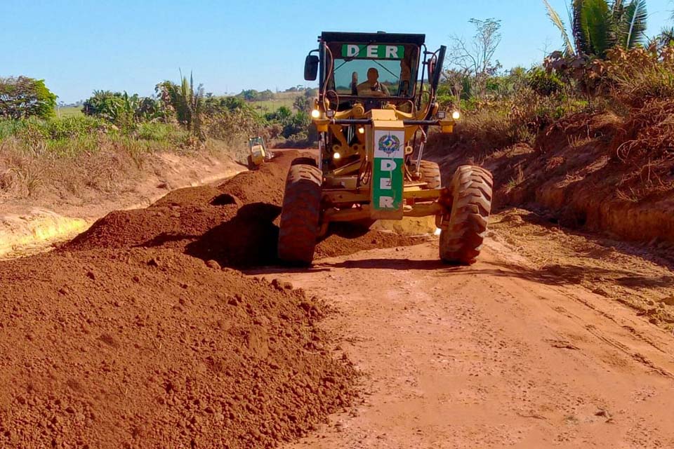 DER executa obra em 60 quilômetros da Linha 101 e garante acesso a União Bandeirantes, em Porto Velho