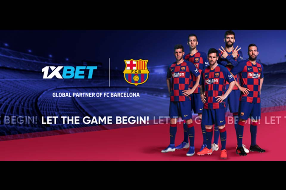 FC Barcelona adiciona 1XBET como novo parceiro global