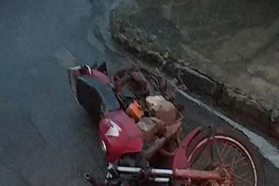 Colisão entre carro e moto deixa jovem ferido em Alta Floresta 