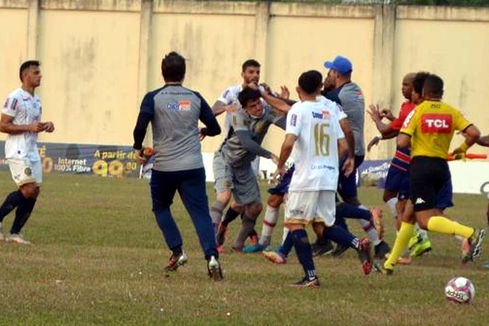 Jogadores do Porto Velho e do Aparecidense sofrem suspensões e multas por confusão