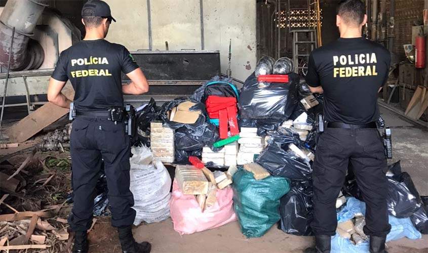 Polícia Federal incinera mais de 700 Kg de drogas