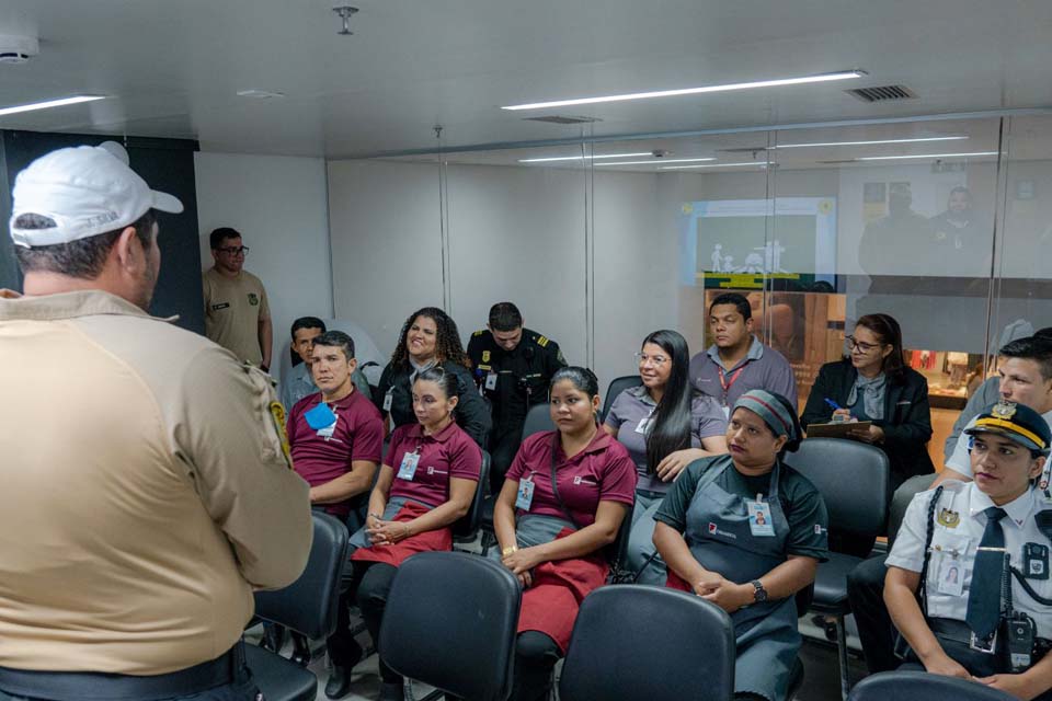 Prefeitura de Porto Velho participa da Sipat com palestra sobre segurança no trânsito