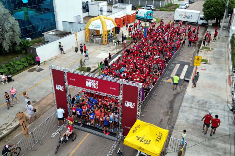 4ª Corrida do Ministério Público de Rondônia reúne cerca de 600 atletas em Porto Velho