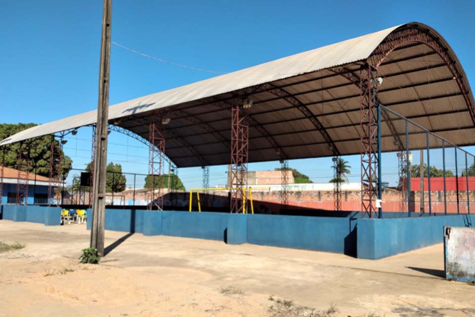 Quadra poliesportiva da Escola Municipal Francisco Elenilson Negreiros será inaugurada nesta quarta-feira (21)