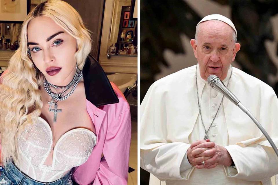 Madonna pede encontro com Papa Francisco: 'Fui excomungada três vezes'