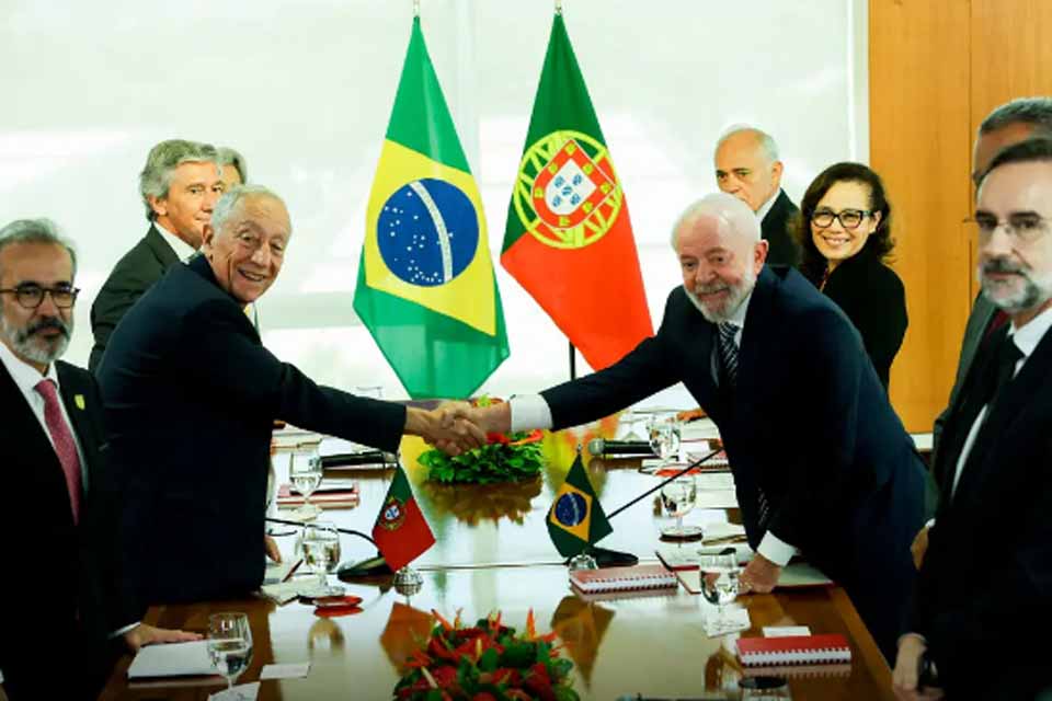 Presidentes do Brasil e Portugal se reúnem para fortalecer cooperação