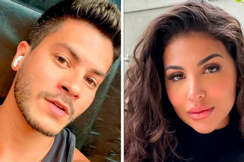 Arthur Aguiar e Jheny Santucci estão à espera do primeiro filho do casal