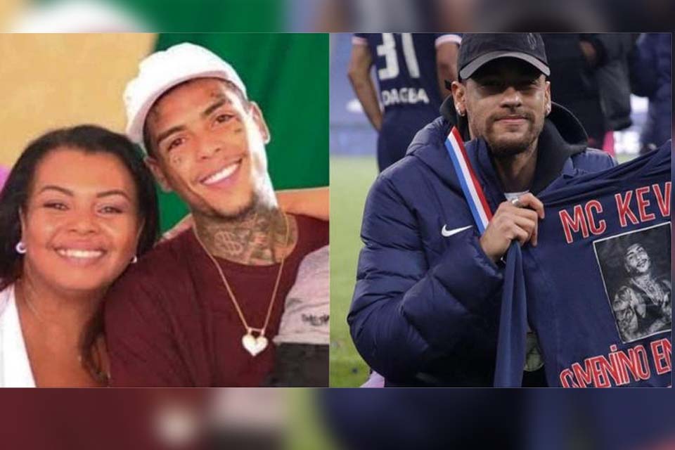 Mãe de MC Kevin se emociona com homenagem de Neymar Jr: 