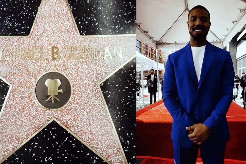 Michael B. Jordan recebe estrela na Calçada da Fama