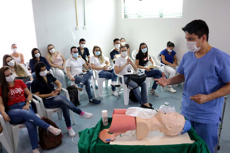 Governo realiza capacitação para profissionais que estão atuando no Hospital de Campanha de Rondônia Zona Leste