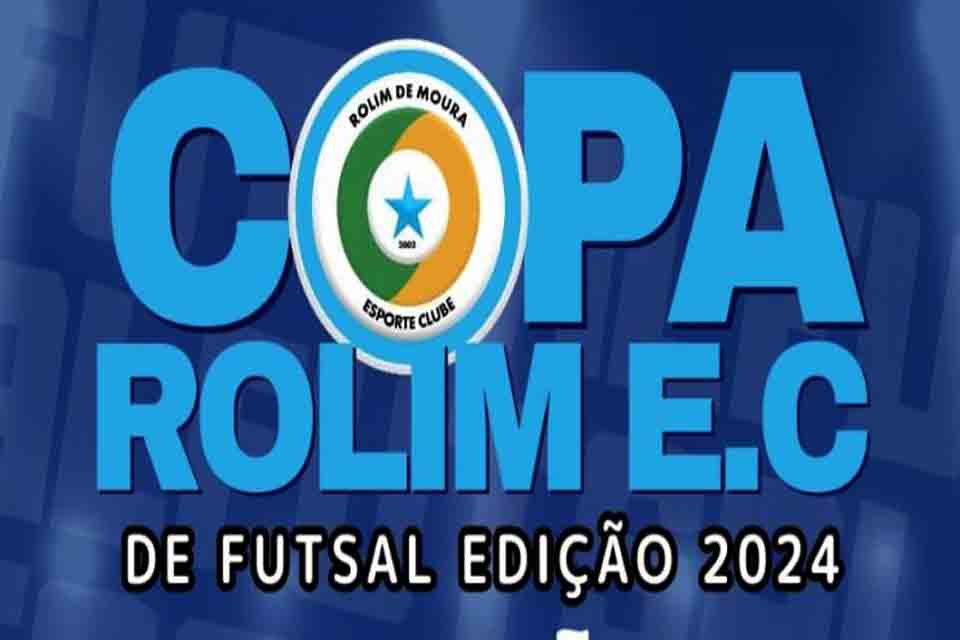 1ª Copa Rolim de Futsal terá início no dia 11 de outubro com mais de 14 mil em premiações