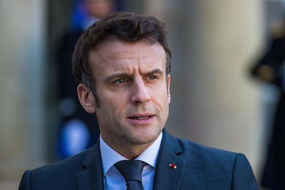 Macron enfatiza que objetivo é uma retirada russa de toda a Ucrânia