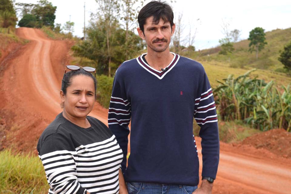 Moradores de rodovia 383 no distrito Nova Gease ressaltam qualidade dos trabalhos realizados