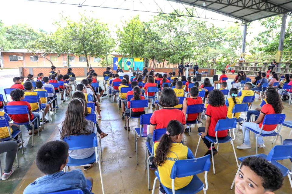 Atividades do Proerd 2023 são iniciadas na rede municipal de educação de Porto Velho