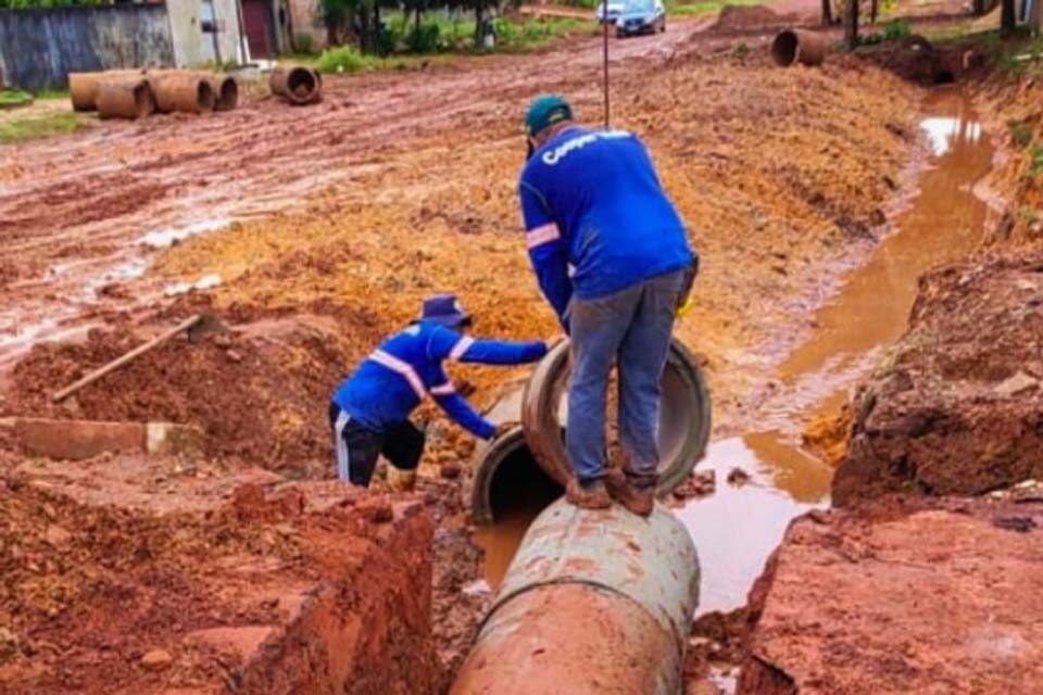 Secretaria Municipal de Obras de Pimenta Bueno prioriza melhoria do sistema de drenagem e infraestrutura urbana