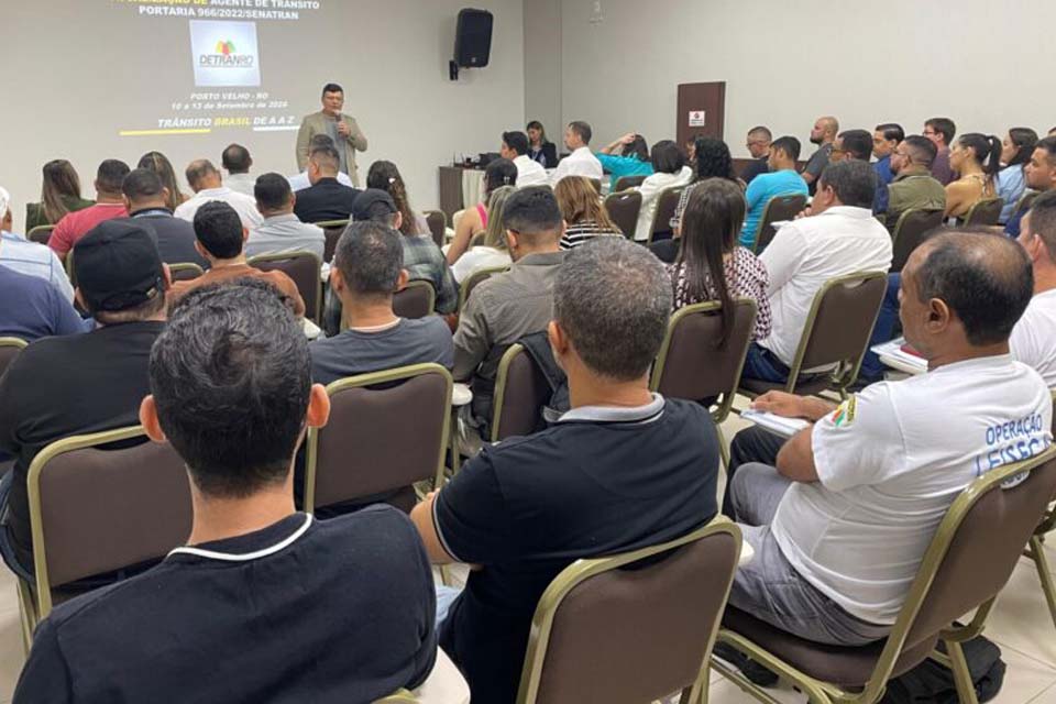 Curso de Atualização de Agentes de Trânsito é promovido pelo Detran-RO, em Porto Velho