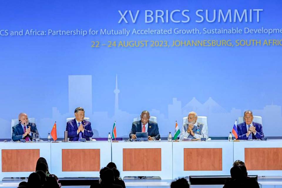 Seis novos países integrarão o Brics a partir de janeiro de 2024