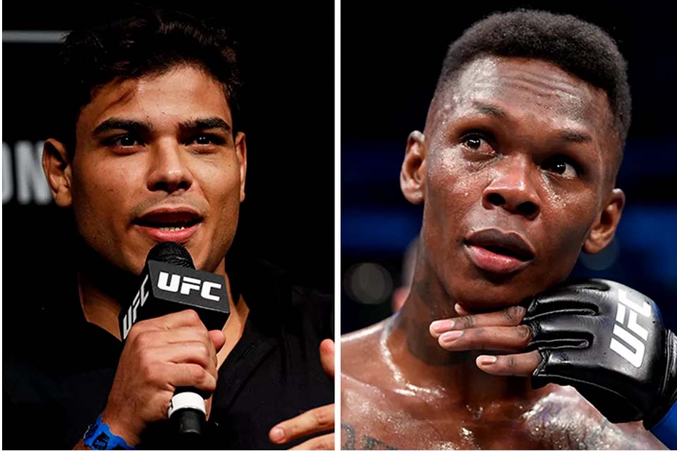 Paulo Borrachinha promete matar Israel Adesanya no UFC 253