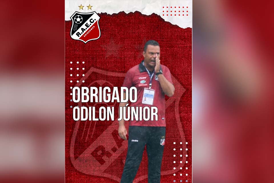 Real Ariquemes se despede de técnico Odilon Júnior