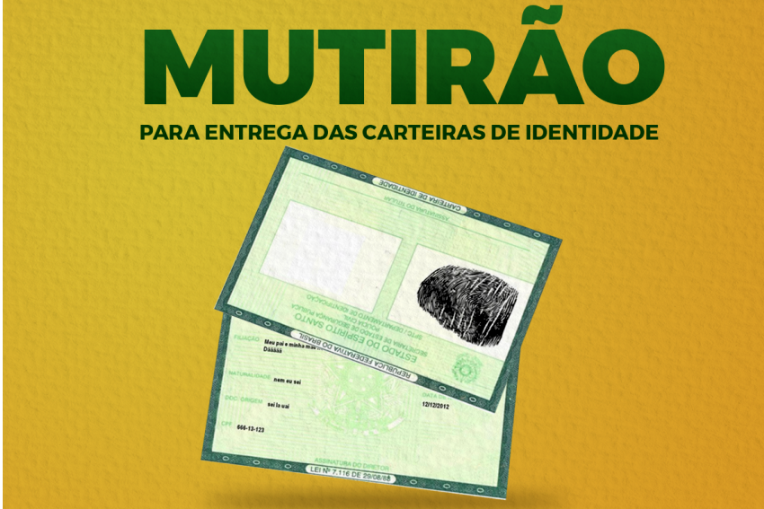 IGP inicia mutirão para confecção de carteiras de identidade