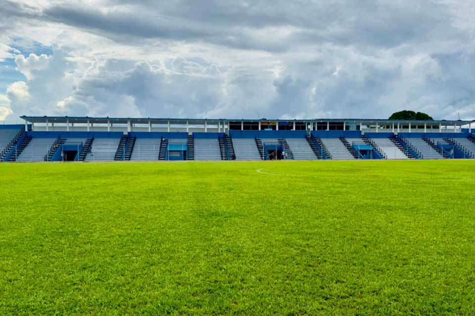 Estádio Aluízio Ferreira recebe melhorias e se prepara para jogos da Copa do Brasil em Rondônia