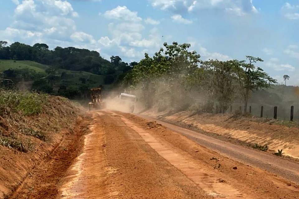 Departamento Estadual de Estradas de Rodagem inicia manutenção na Rodovia 461, na saída do município