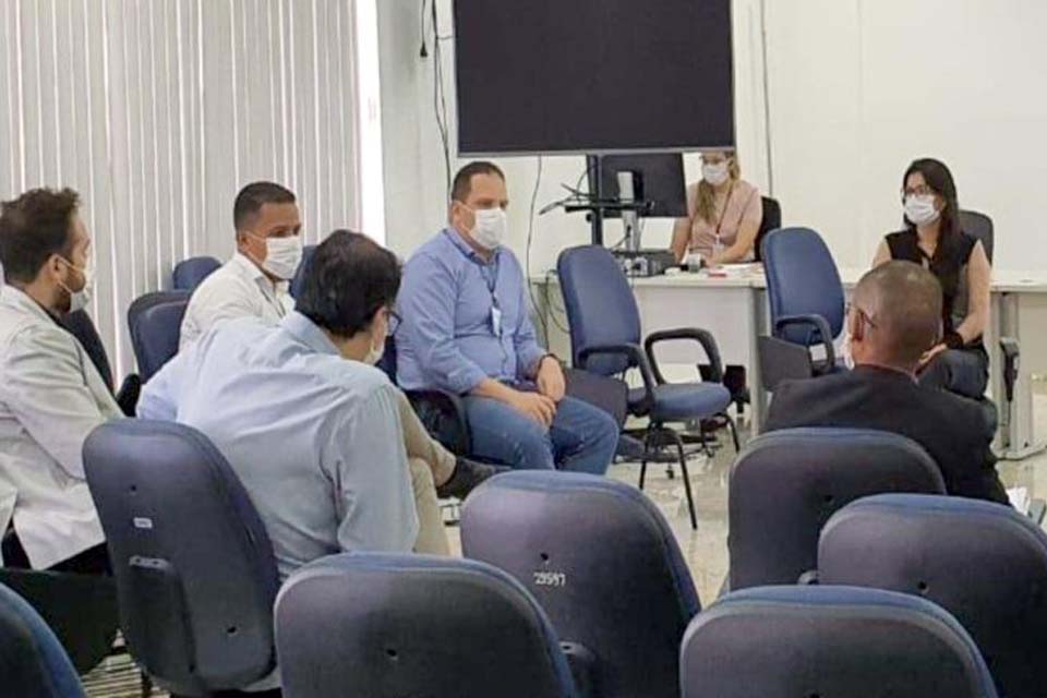 MP/RO realiza reunião com representantes de órgãos do governo para discutir contratos emergenciais em decorrência da Pandemia de Coronavírus