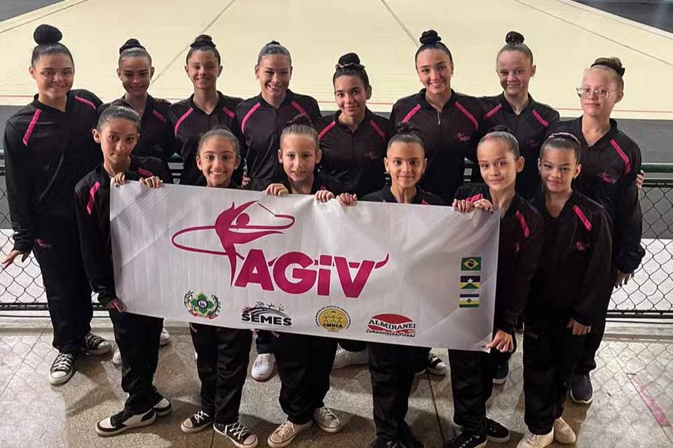 AGIV de Vilhena conquista 20 medalhas e se classifica para Torneio Nacional de Ginástica Rítmica