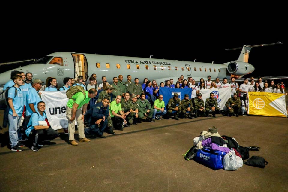 Acadêmicos de nove estados desembarcam em Rondônia para a Operação do Projeto Rondon