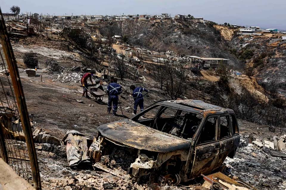 Chile: incêndios florestais deixam 112 mortos e 3 mil casas destruídas