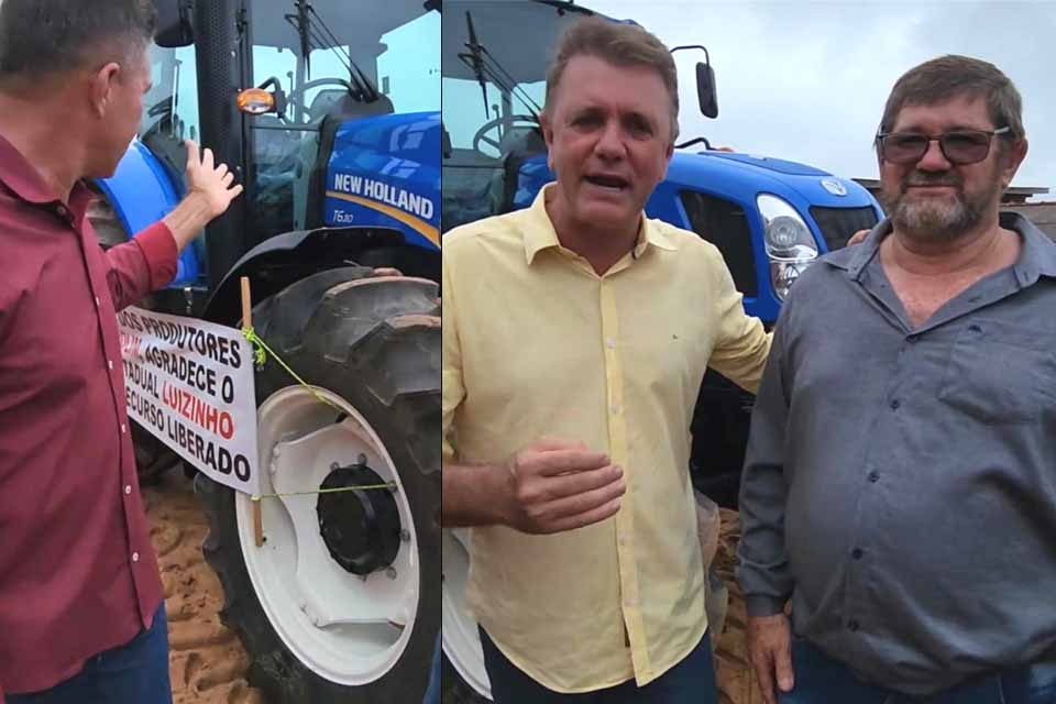 Deputado Luizinho Goebel viabiliza equipamentos agrícolas para Alto Alegre dos Parecis