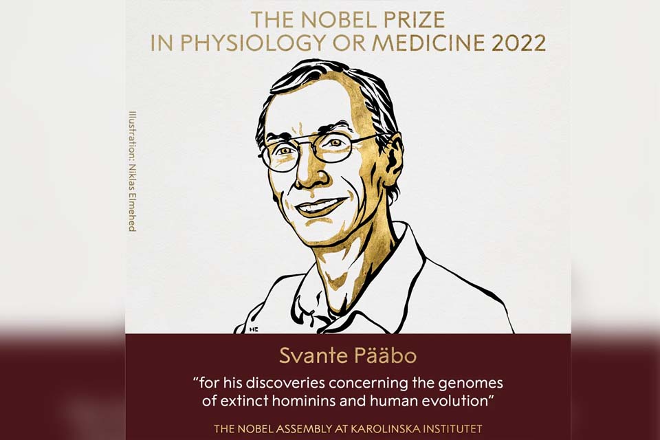 Biólogo sueco vence Nobel de Medicina por pesquisa sobre evolução humana