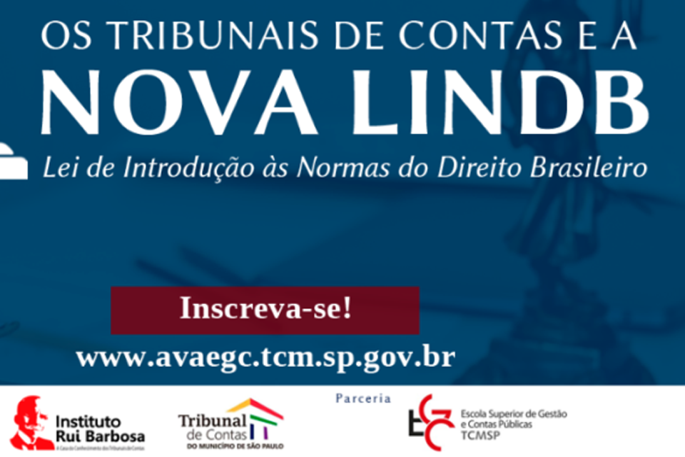 Seminário online no próximo dia 5 abordará a Nova Lei de Introdução às Normas do Direito Brasileiro