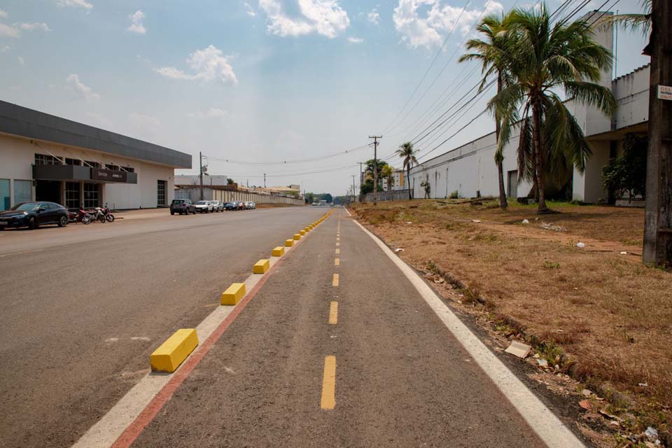 Porto Velho ganhará mais oito quilômetros de ciclovias até o final do ano