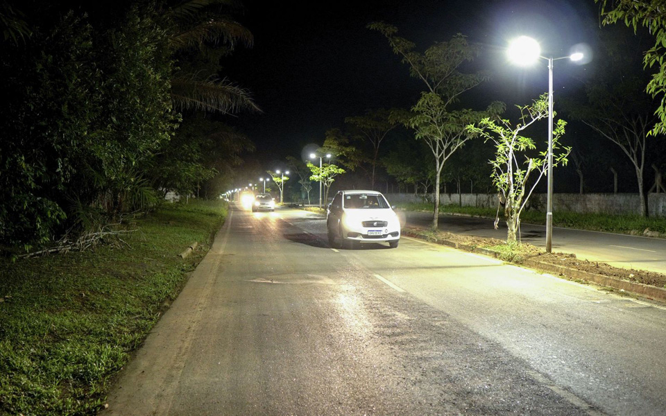 Iluminação da avenida Lauro Sodré traz mais segurança à população