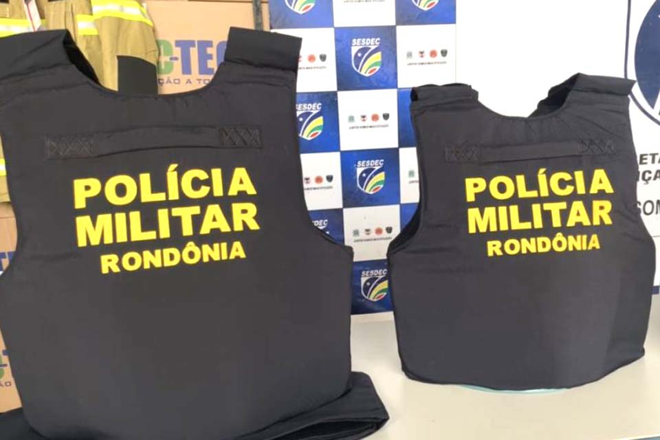 Novos equipamentos de proteção e munições são entregues para a Polícia Militar, Polícia Civil e Corpo de Bombeiros