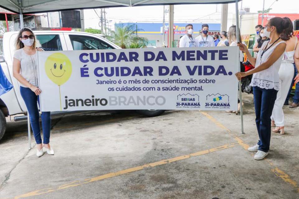 Semas finaliza a Campanha Janeiro Branco com pit-stop; atividade aconteceu na última sexta, no bairro 2 de Abril