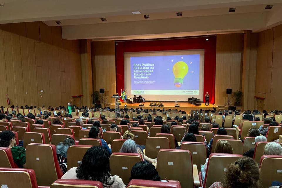 Encontro Estadual dos Conselhos de Alimentação Escolar reúne especialistas na área, em Porto Velho