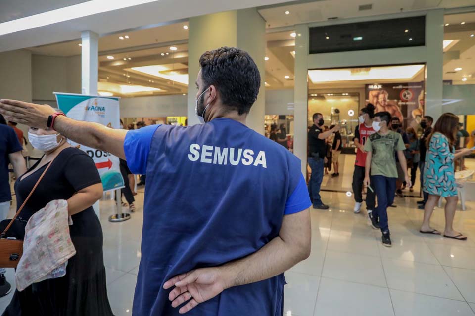 Vacinação contra a covid-19 no Porto Velho Shopping segue na segunda-feira (30)v