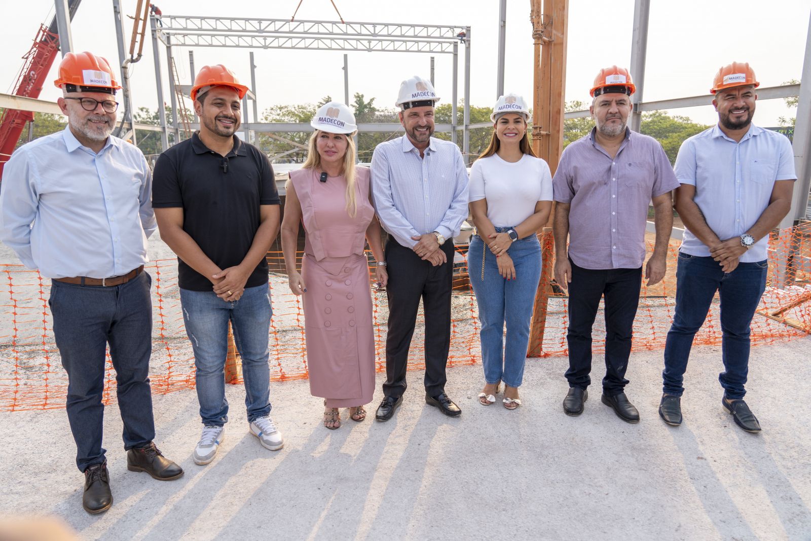 Construção da nova rodoviária vai completar 100 dias com o cronograma adiantado;  prefeito Hildon Chaves comemora